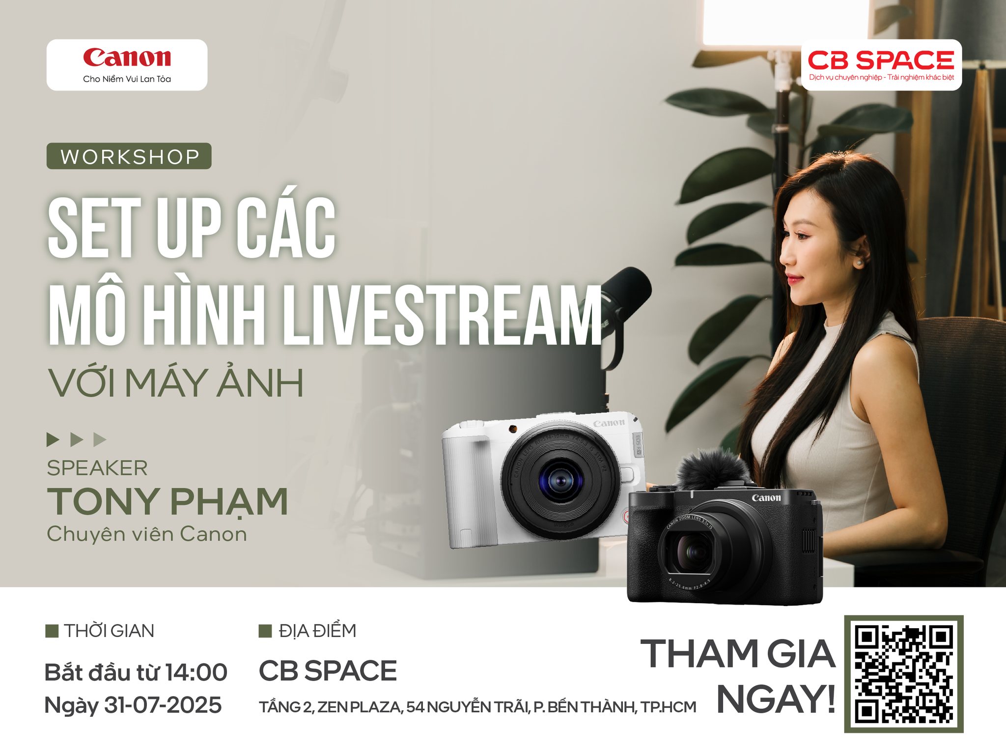 Trải nghiệm Livestreaming: Home & Studio Setup